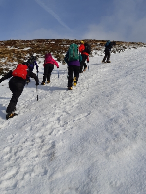 1 Wintry conditions in the Cairngorms #winterskills #winterclimbing #wintermountaineering