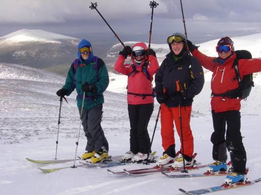 7 Busy and snowy half term #winterskills #ski touring # climbing # courses #introduction #cairngorms #scotland