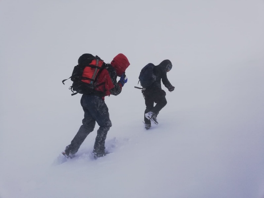 1 Spring in the air, but winter is still clinging on! #winterskills #wintermountaineering #hillwalking