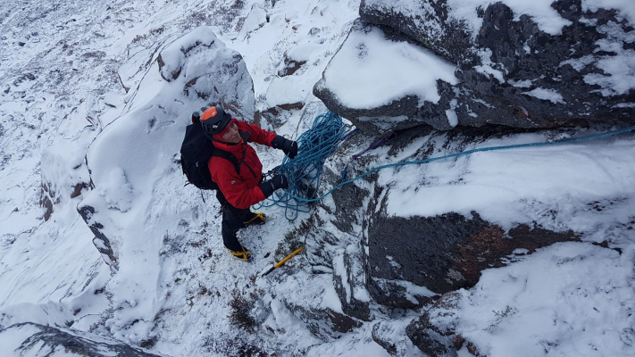 2 Improving conditions #winterclimbing #wintermountaineering #winterskills