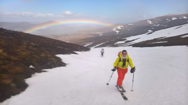 1 Right, that's it, it's over.... #winterskills #skitouring #winterclimbing #rockclimbing #cairngorms #scotland