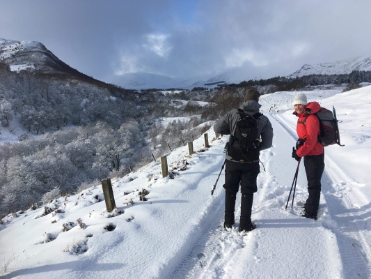 2 Winter arrives just in time #winterskills #winterclimbing #skitouring 