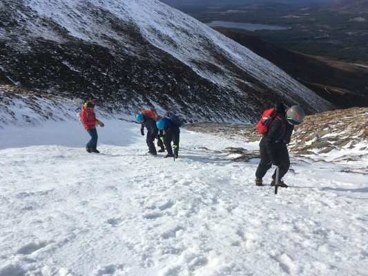 3 Wintry conditions in the Cairngorms #winterskills #winterclimbing #wintermountaineering