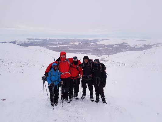 2 Winter makes a return #winterskills #ski touring #cairngorms