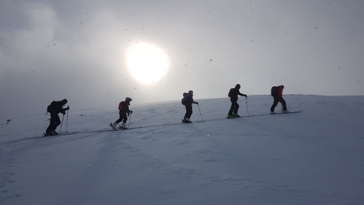 0 Excellent conditions, at last! #winterskills #winterclimbing #skitouring 
