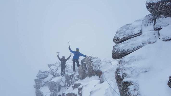 1 The last of 2018! #winterskills #wintermountaineering #winterclimbing #cairngorms