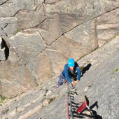 Rock climbing, film safety & broken arms in the Cairngorms