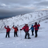 And they're off!!! #winterskills #wintermountaineering 